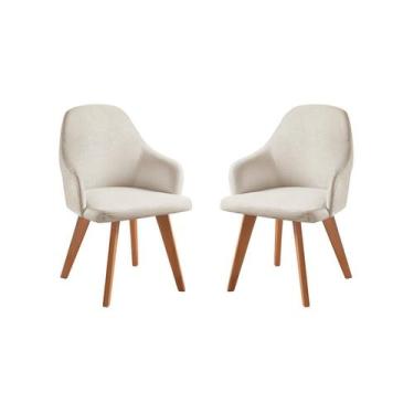 Imagem de Kit 2 Cadeiras para Sala de Jantar Manuela - Zurc Decor