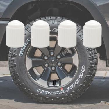 Imagem de 4 peças de tampas de haste de válvula de pneu de lápis engraçado, tampa de válvula de presente de brincadeira, tampas de pneu herméticas engraçadas, acessórios universais de carro para carros