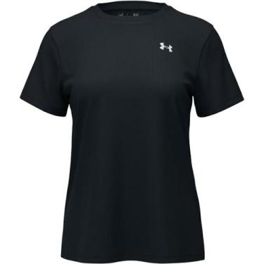 Imagem de Camiseta Under Armour Tech Rib Feminina, G, Preto