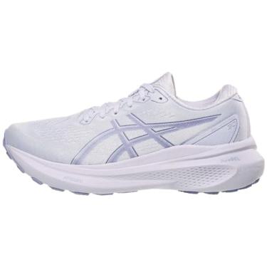 Imagem de ASICS Tênis de corrida feminino Gel-Kayano 30, Dica lilás/pedra cinza, 6.5 Wide