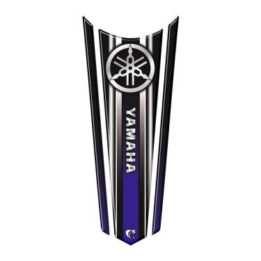Imagem de Adesivo Faixa Gravata Resinado Tanque Moto Yamaha Azul Preto E Azul
