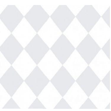 Imagem de Papel De Parede Treboli Losangos Cinzas 5863 - Rolo 10m X 0,53m