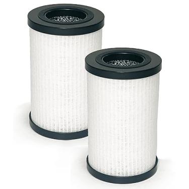 Imagem de Nispira Filtro de substituição de carbono ativado HEPA 3 em 1 para purificador de ar | Compatível com purificador de ar compacto Scosche AFP2-SP FrescheAIR | Remove fumaça, poeira, cheiro químico | 2 pacotes