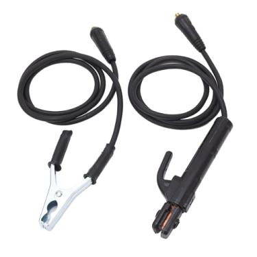 Imagem de 2 Pcs Soldagem Eletrodo Titular 200 A Ferro Sobressalente Máquina de Aterramento Acessórios Terminais Ideais para, MMA e Haste de Soldagem 1.5 M Cabo