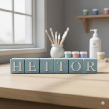 Imagem de Letras Decorativas para Parede, Blocos de Nome Personalizados em Madeira, Estilo Vintage para Quarto de Bebê e Decoração Infantil, Branco e Rosa com Flor (Escolher, 6 cubos)