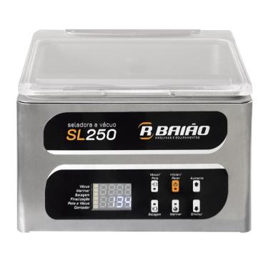 Imagem de Seladora A Vácuo De Câmara De Mesa R. Baião 25cm 110v Sl250