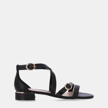 Imagem de Sandália Rasteira Couro Luz da Lua - 80910001-Feminino