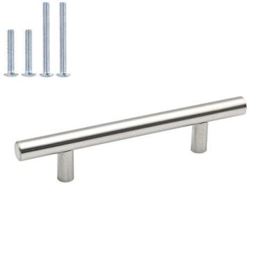 Imagem de Cabinet Pulls homdiy HD201SN em aço inoxidável 19 cm, níquel escovado