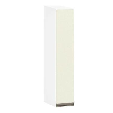 Imagem de Armário Aéreo 15cm 1 Porta Pérola Branco Polar C/Kashmir