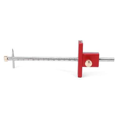 Imagem de Régua de marcação de linha de alta precisão para carpintaria, acessórios profissionais de carpintaria, liga de alumínio e aço inoxidável 130mm
