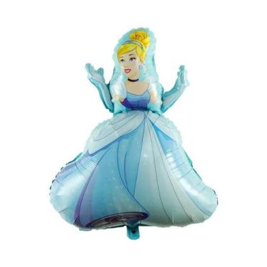 Imagem de Conjunto De Balões Da Princesa Sereia Cinderella Da Disney Para Menina