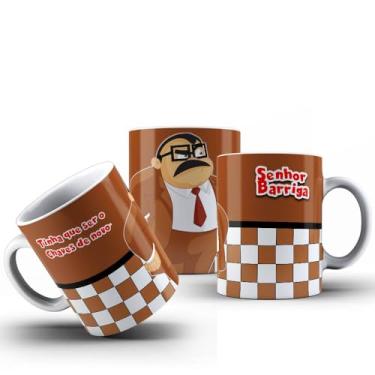 Imagem de Caneca Série Turma Do Chaves Todos Os Personagens Porcelana 325ml (SENHOR BARRIGA)