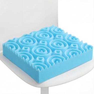 Imagem de Geiserailie 1 almofada de espuma de ovo, almofada de cadeira de ovos para aliviar as costas, almofada de assento de Natal, acessórios de cadeira para escritório, cadeira de rodas, carro doméstico