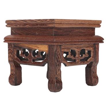 Imagem de Naroote Expositor de Madeira Estável Estilo Retro Madeira Durável para Decoração de Casa Exibição de Jóias para Amigos e Família Asa de Frango