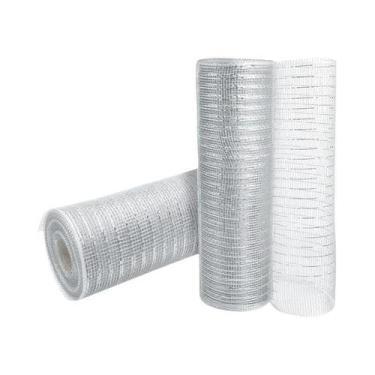 Imagem de Rolo De Tecido De Tule Dourado Para Decoração De Árvore De Natal, Guir