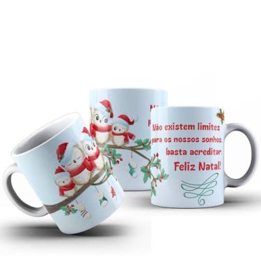 Imagem de Caneca Natal Papai Noel Diversas Estampas Porcelana 325ml (MOD09)