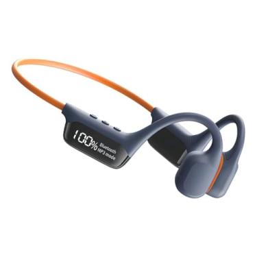 Imagem de Fones de ouvido sem fio de condução óssea para natação, modelo esportivo