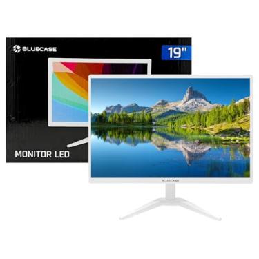 Imagem de Monitor 19" Branco Led Resolução WXGA+ 1440x900 75Hz HDMI e VGA Padrão VESA para Escritório, Estudos, Trabalho