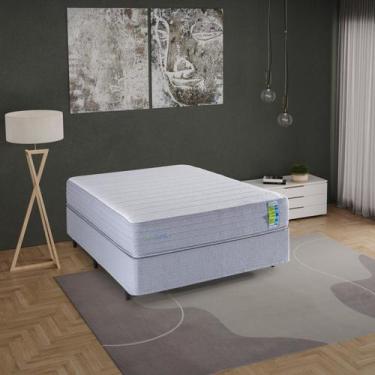 Imagem de Colchão Casal Enrolado Espuma 138cm Freshcore Branco / Cinza - Herval