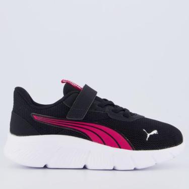 Imagem de Tênis Puma Flexfocus Modern Juvenil Preto e Rosa, 29