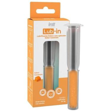 Imagem de Lub-In Gel Lubrificante Íntimo Beijável Sabor Caramelo com Aplicador 5