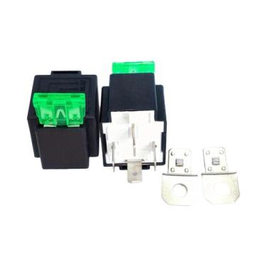 Imagem de Relé De Fusível Automotivo 12V 24V 30A 4PIN 5PIN Com Pinos De Cobre E 