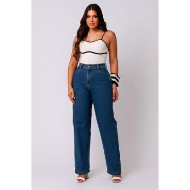Imagem de Calça Jeans D Bell Outlet Fashion Wide Lag-Feminino