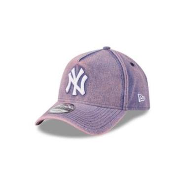 Imagem de BONE NEW ERA 9FORTY A-FRAME NEW YORK YANKEES MLB ROSA-Masculino