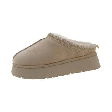 Imagem de Botas de Neve Femininas de Inverno - Casual, Quentes, com Solado Gross