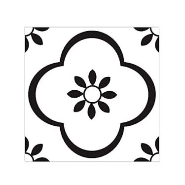 Imagem de 6 un Conjunto Autocolantes de Telha Retrô em PVC Decalques Parede Removíveis Papéis DIY para Cozinha Banheiro Casa Proteção Arrumação com Padrão tijol