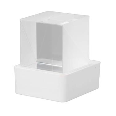 Imagem de Sanpyl Exibição de Foto Holográfica 3D Personalizada, Cubo de Holograma de Cristal Com Estação Meteorológica Inteligente e Relógio Digital, Suporte para álbum Eletrônico de Animações