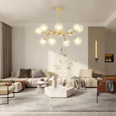 Imagem de Lustre para sala de jantar interna, iluminação suspensa retrô G9 em metal, luminária pendente estilo fazenda, luminária de teto semi-embutida, luminária para ilha de cozinha com cúpula de vi