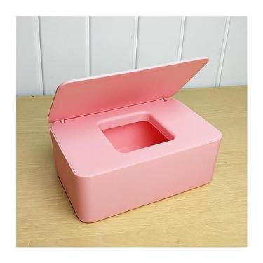 Imagem de Suporte de caixa de lenços 1 peça capa de plástico à prova de poeira para uso doméstico caixa de lenços de papel para decoração de escritório doméstico caixa de lenços umedecidos capa de caixa de