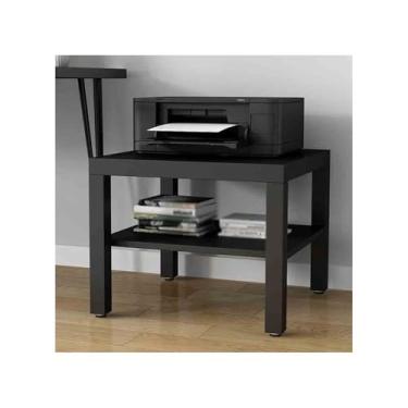 Imagem de KEG801302 Estante de armazenamento sob a mesa, prateleira de copiadora, suporte de camada dupla, simples, para impressora de escritório