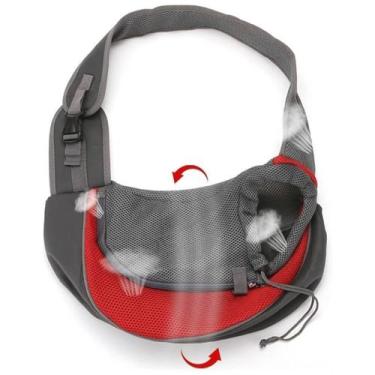 Imagem de Bolsa Transporte Pet Canguru Gato Cachorro Caes Animais Estimaçao Pass