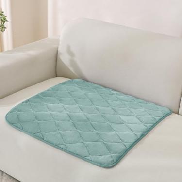 Imagem de Capa de cadeira felpuda para cães, capa antiderrapante de braço de sofá, capa de apoio de cabeça para animais de estimação, capas de almofada de sofá grossas e macias para poltrona reclinável de couro