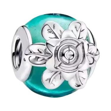 Imagem de Pingente De Prata 925 Com Peixe, Barco, Flor, Coqueiro, Sol, Lua E Est