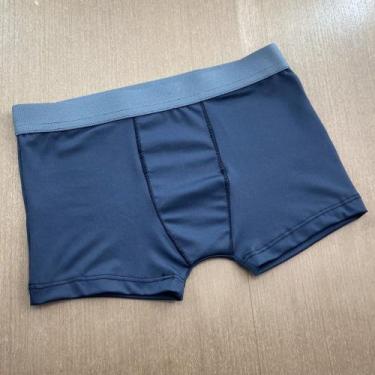 Imagem de Cueca Boxer Infantil Lisa Cor:Cinza ChumboTamanho:P - Optiz, Cinza chu