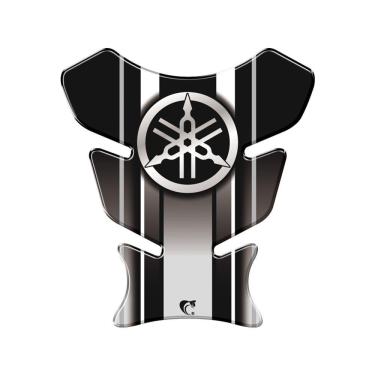 Imagem de Adesivo Protetor De Tanque Moto Yamaha Diapasão Cinza