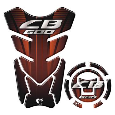 Imagem de Adesivo Protetor Tanque E Bocal Honda Cb 600 + 2018 Laranja