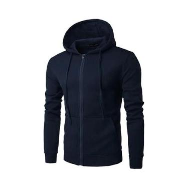 Imagem de Moletom Masculino Slim Fit Com Capuz E Zíper, Jaqueta De Outono Para H