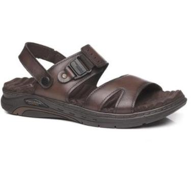 Imagem de SANDALIA PEGADA EM COURO REF 134503 MASCULINO-Masculino