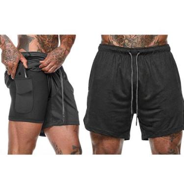 Imagem de Shorts Masculino Esportivo Academia Conforto Premium Praia - - anjo da