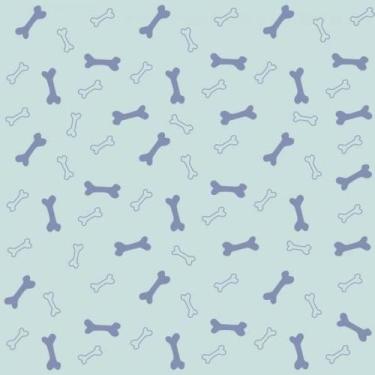 Imagem de Papel De Parede Infantil Osso Cachorro - Drop de Casa