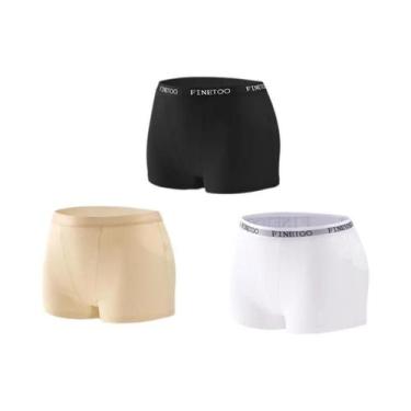 Imagem de Calcinhas Esportivas Sem Costura De Algodão Para Mulheres, 3 Peças, Co