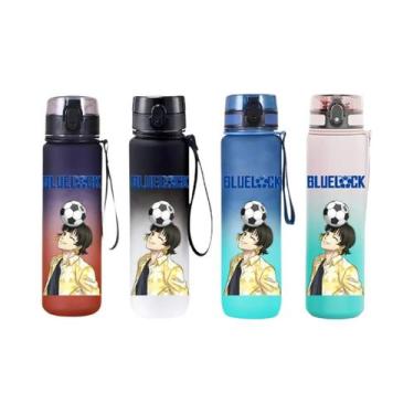 Imagem de Copo De Água Blue Lock Anime 650ML, Garrafa Esportiva Com Tampa Flip-t