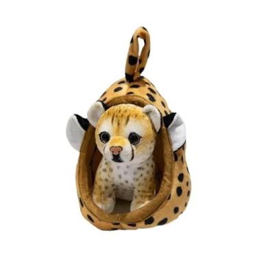 Imagem de Brinquedo De Pelúcia Kawaii De Animais 18CM, Tigre, Leão, Leopardo, Bo