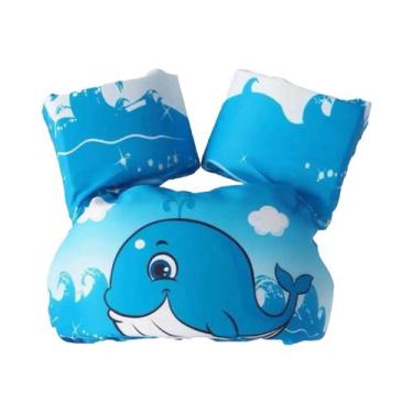 Imagem de Colete Salva-Vidas Infantil De Desenho Animado Com Mangas, Boia De Nat