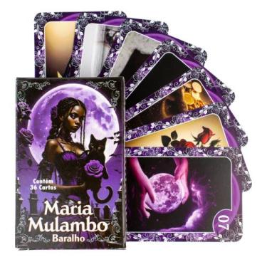 Imagem de Baralho Tarot Maria Mulambo - 36 Cartas com Manual - Caminho da Luz, 1
