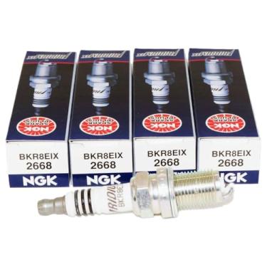 Imagem de 4 novas velas NGK Iridium IX Spark BKR8EIX # 2668